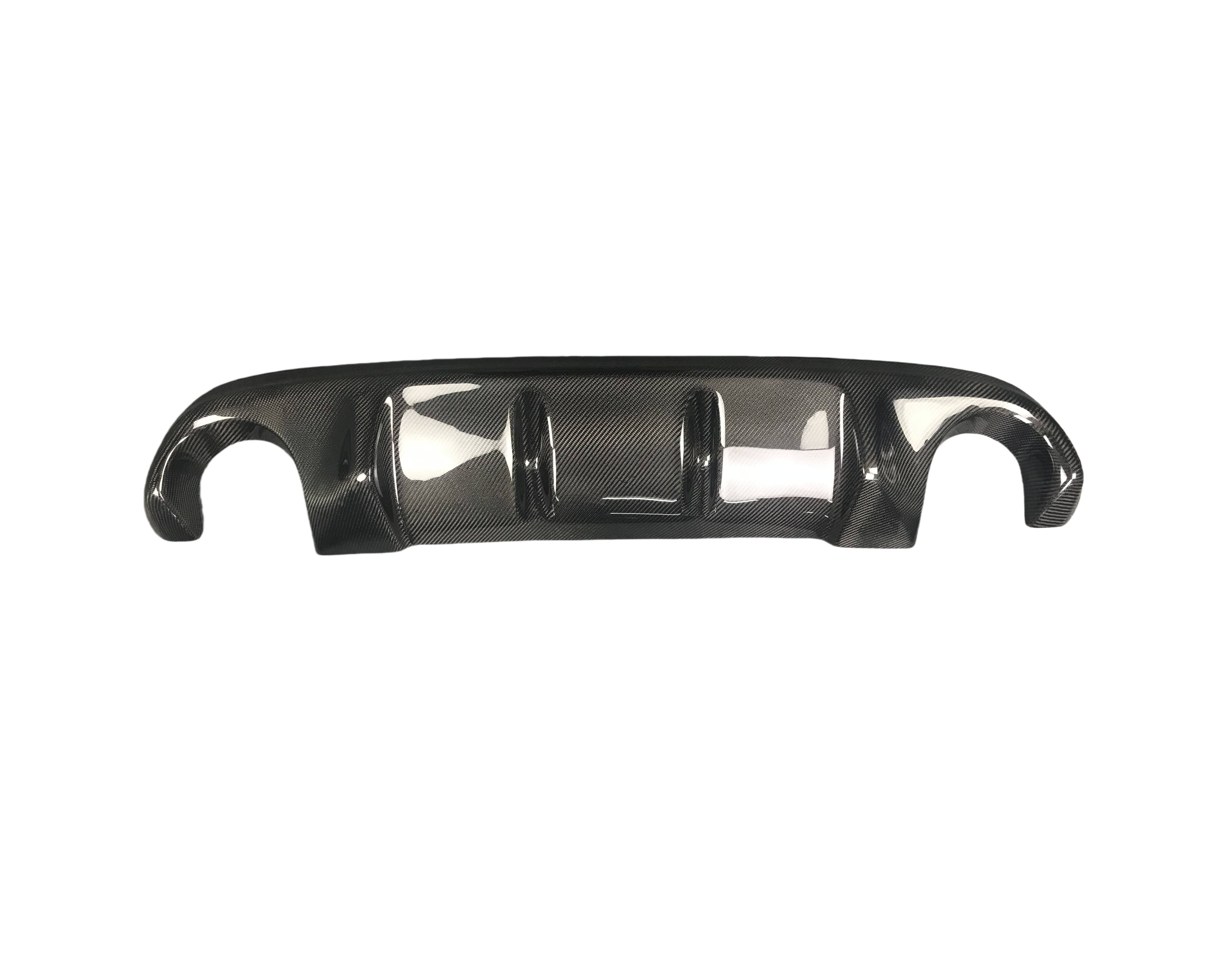 Infiniti Q50 Red Sport 400 Luxe Sensory Signature Premium Pure 2014 2015 2016 2017 with Aftermarket Parts - Japanese Version (Lower Layer) Rear Diffuser Carbon Fiber from Aero Republic