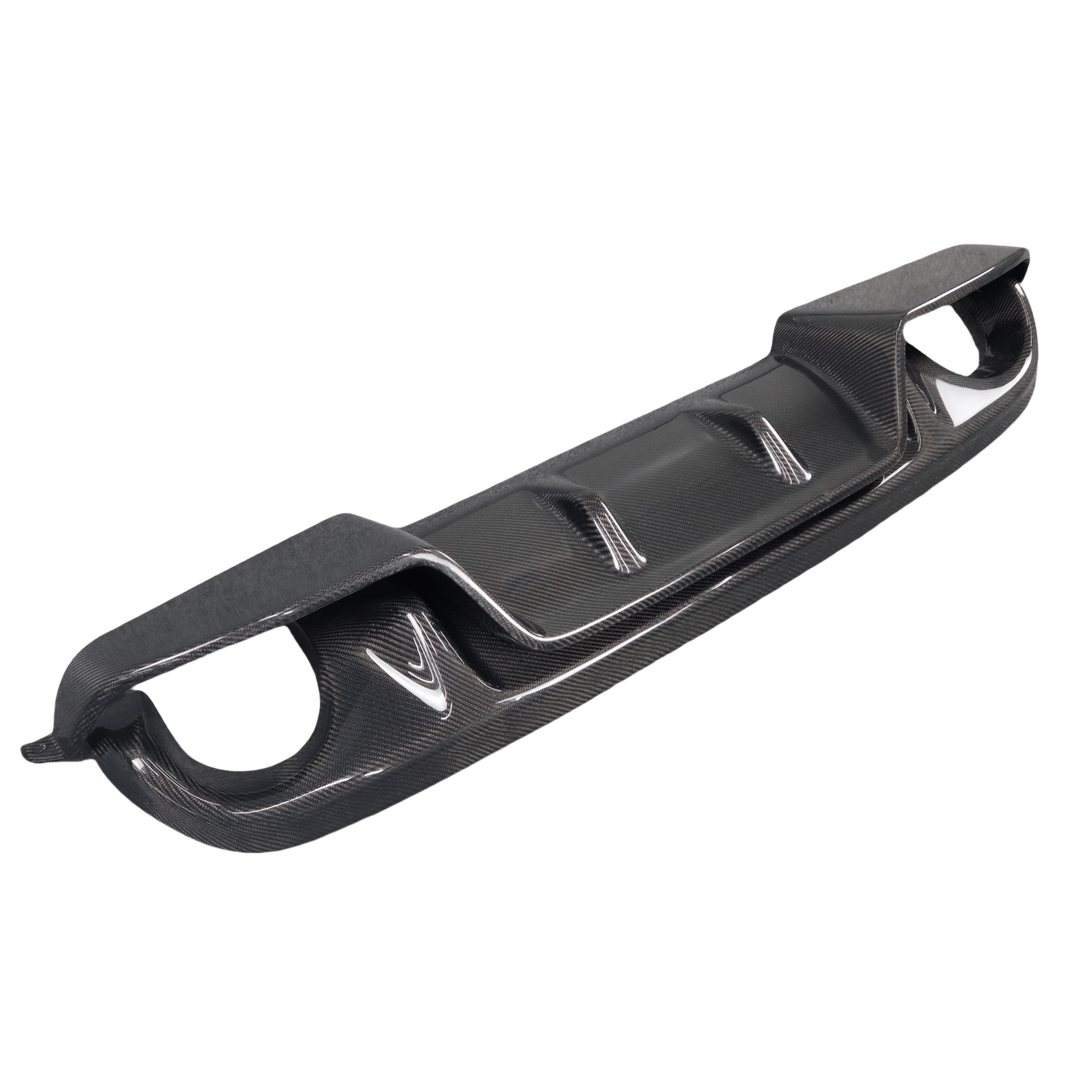 Infiniti Q50 Red Sport 400 Luxe Sensory Signature Premium Pure 2014 2015 2016 2017 with Aftermarket Parts - Japanese Version 2 Rear Diffuser Carbon Fiber from Aero Republic