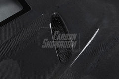  Infiniti Q50 Red Sport 400 Luxe Sensory Signature Premium Pure 2014 2015 2016 2017 2018 2019 2020 2021 2022 2023 2024 with Aftermarket Parts - With Glass Window Hood Carbon Fiber from Aero Republic