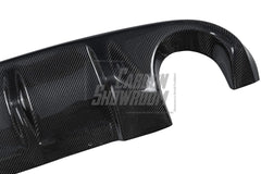 Infiniti Q50 Red Sport 400 Luxe Sensory Signature Premium Pure 2014 2015 2016 2017 with Aftermarket Parts - Japanese Version (Lower Layer) Rear Diffuser Carbon Fiber from Aero Republic