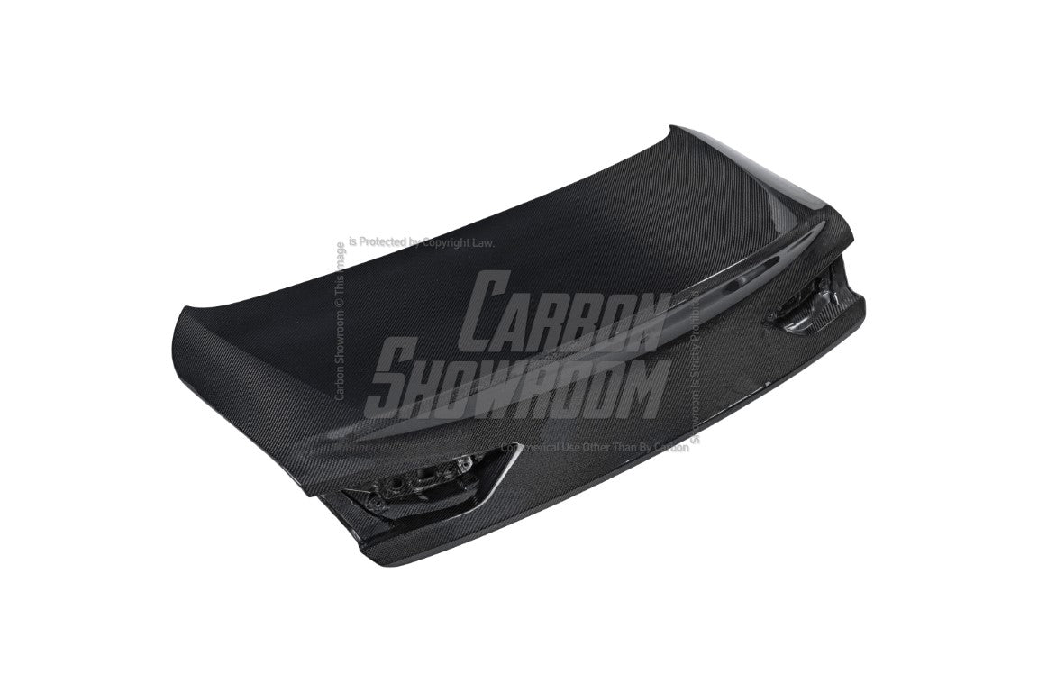 Infiniti Q60 Red Sport 400 Premium Luxe Sport Pure 2017 2018 2019 2020 2021 2022 with Aftermarket Parts - Trunk Carbon Fiber from Aero Republic