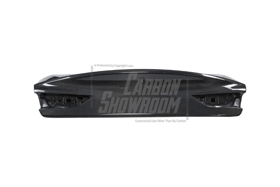 Infiniti Q60 Red Sport 400 Premium Luxe Sport Pure 2017 2018 2019 2020 2021 2022 with Aftermarket Parts - Trunk Carbon Fiber from Aero Republic