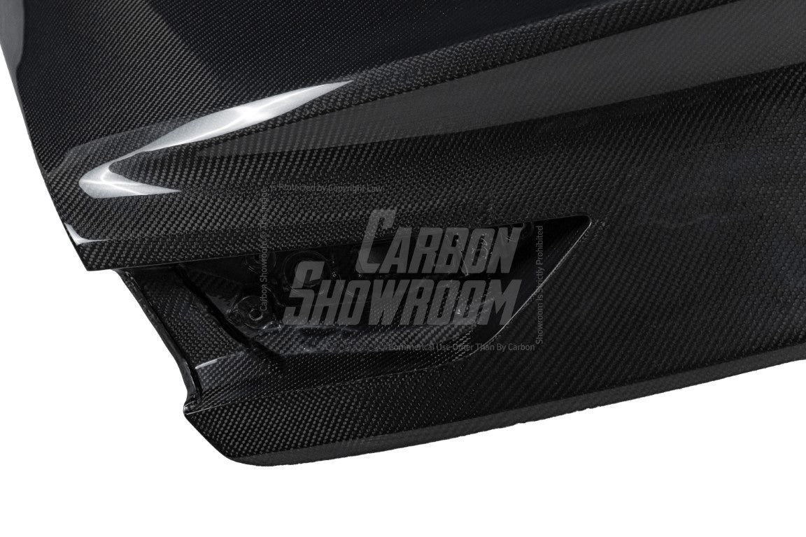 Infiniti Q60 Red Sport 400 Premium Luxe Sport Pure 2017 2018 2019 2020 2021 2022 with Aftermarket Parts - Trunk Carbon Fiber from Aero Republic