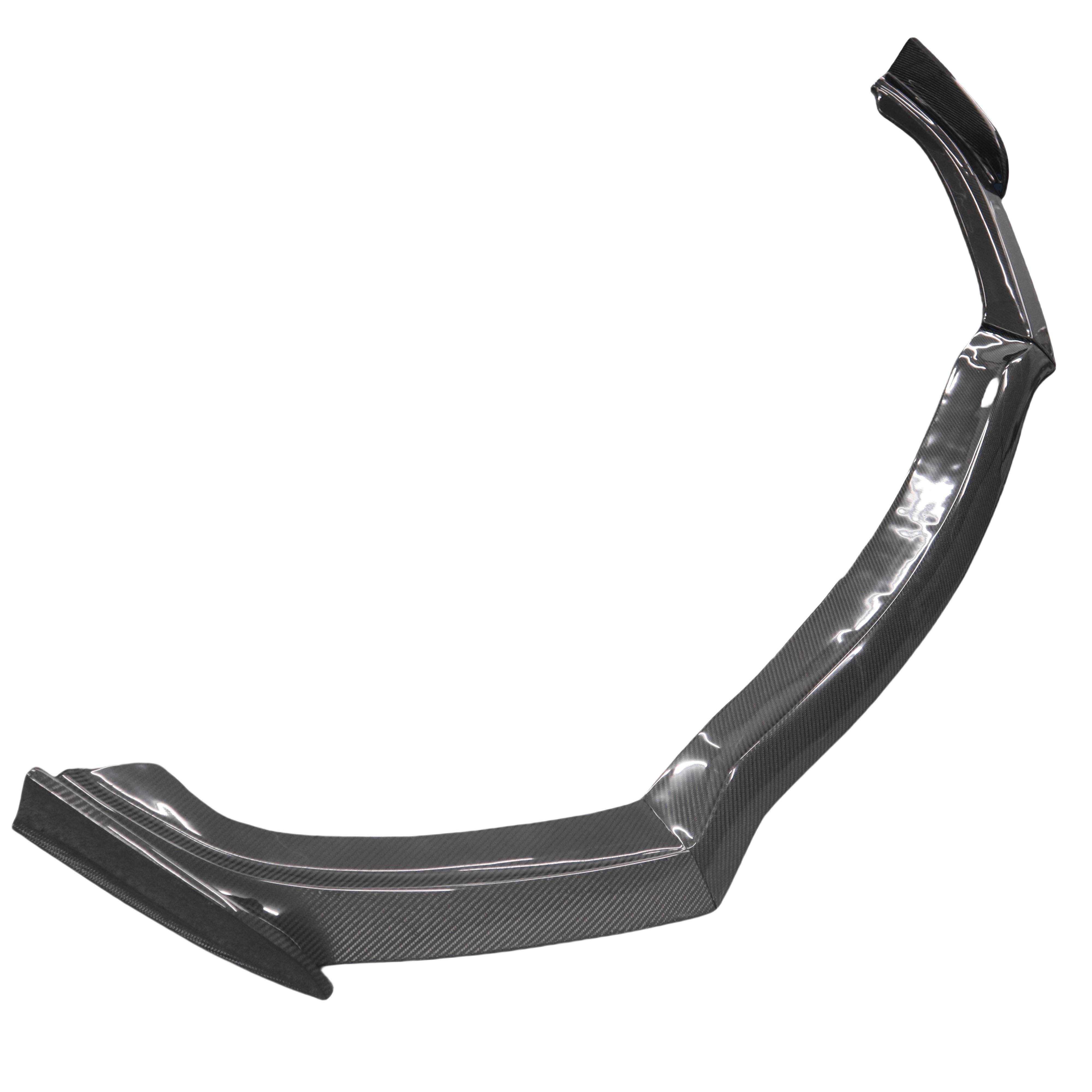 Infiniti Q60 Red Sport 400 Premium Luxe Sport Pure 2017 2018 2019 2020 2021 2022 with Aftermarket Parts - Three-stage Front Lip Carbon Fiber from Aero Republic