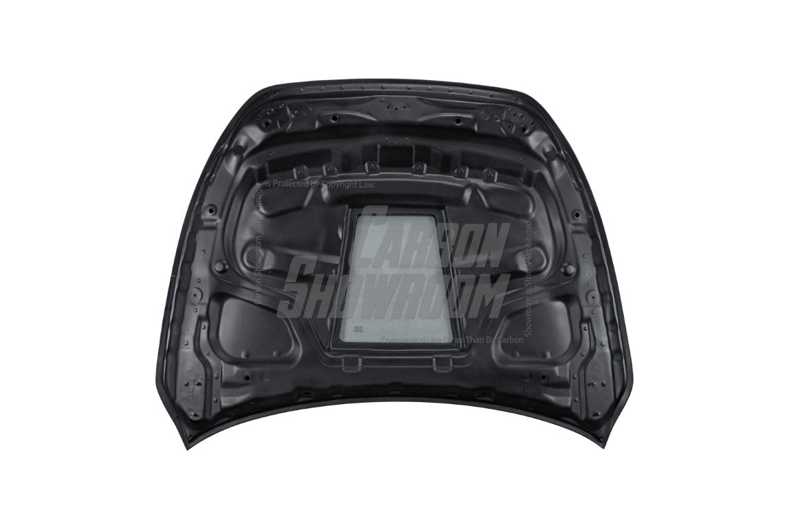 Infiniti Q60 Red Sport 400 Premium Luxe Sport Pure 2017 2018 2019 2020 2021 2022 with Aftermarket Parts - Type A Hood Carbon Fiber from Aero Republic