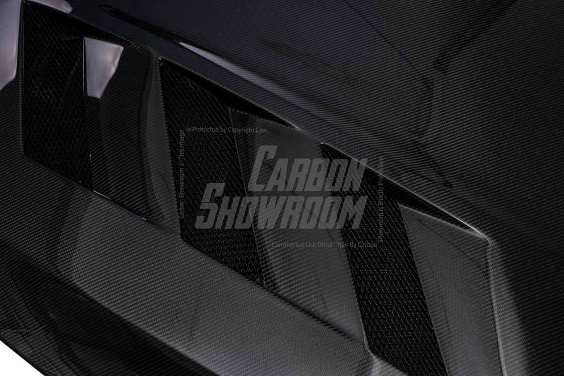Aero Republic Carbon Fiber Hood Bonnet AM Style for Infiniti Q60 2017-ON - Performance SpeedShop