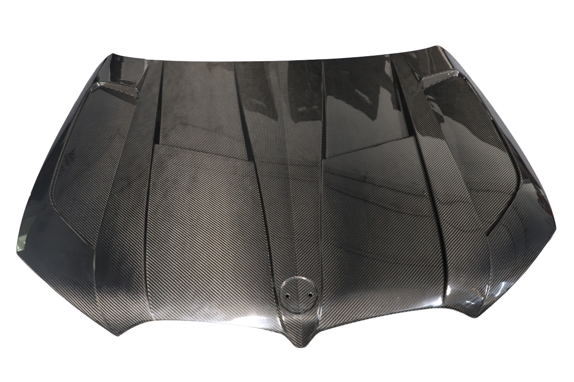 BMW X5 G05 & X5M X5MC F95 (Fits Both Pre-LCI & LCI) 2020-ON & X6 G06 & X6M X6MC F96 (Fits Both Pre-LCI &  LCI) 2020-ON with Aftermarket Parts - LD Style Hood Dry Pre-preg Carbon Fiber from Aero Republic