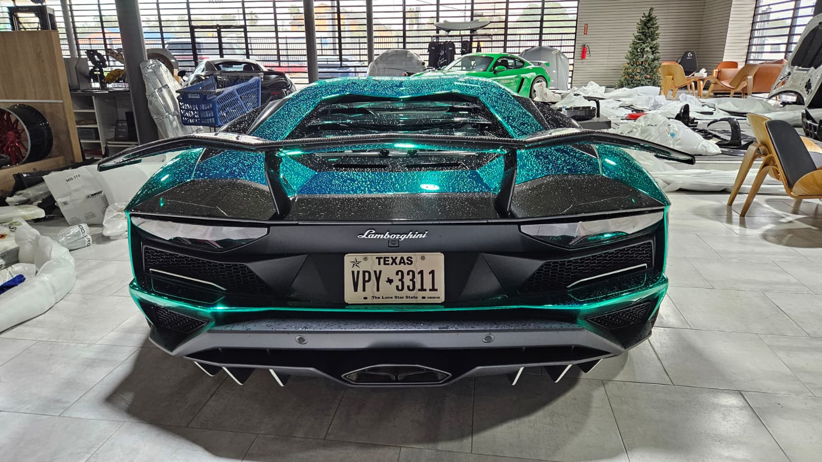 Lamborghini Aventador Base LP700 LP720 S LP740 LP750 Ultimate LP780 2012 2013 2014 2015 2016 2017 2018 2019 2020 2021 2022 2023 with Aftermarket Parts - Rear Wing Carbon Fiber / FRP&nbsp;from Aero Republic