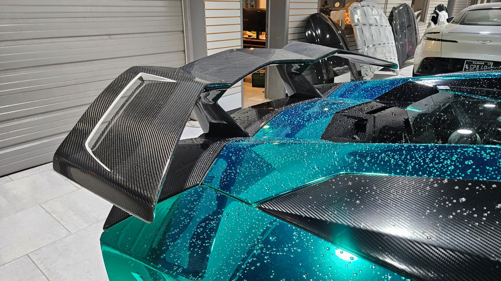 Lamborghini Aventador Base LP700 LP720 S LP740 LP750 Ultimate LP780 2012 2013 2014 2015 2016 2017 2018 2019 2020 2021 2022 2023 with Aftermarket Parts - Rear Wing Carbon Fiber / FRP&nbsp;from Aero Republic