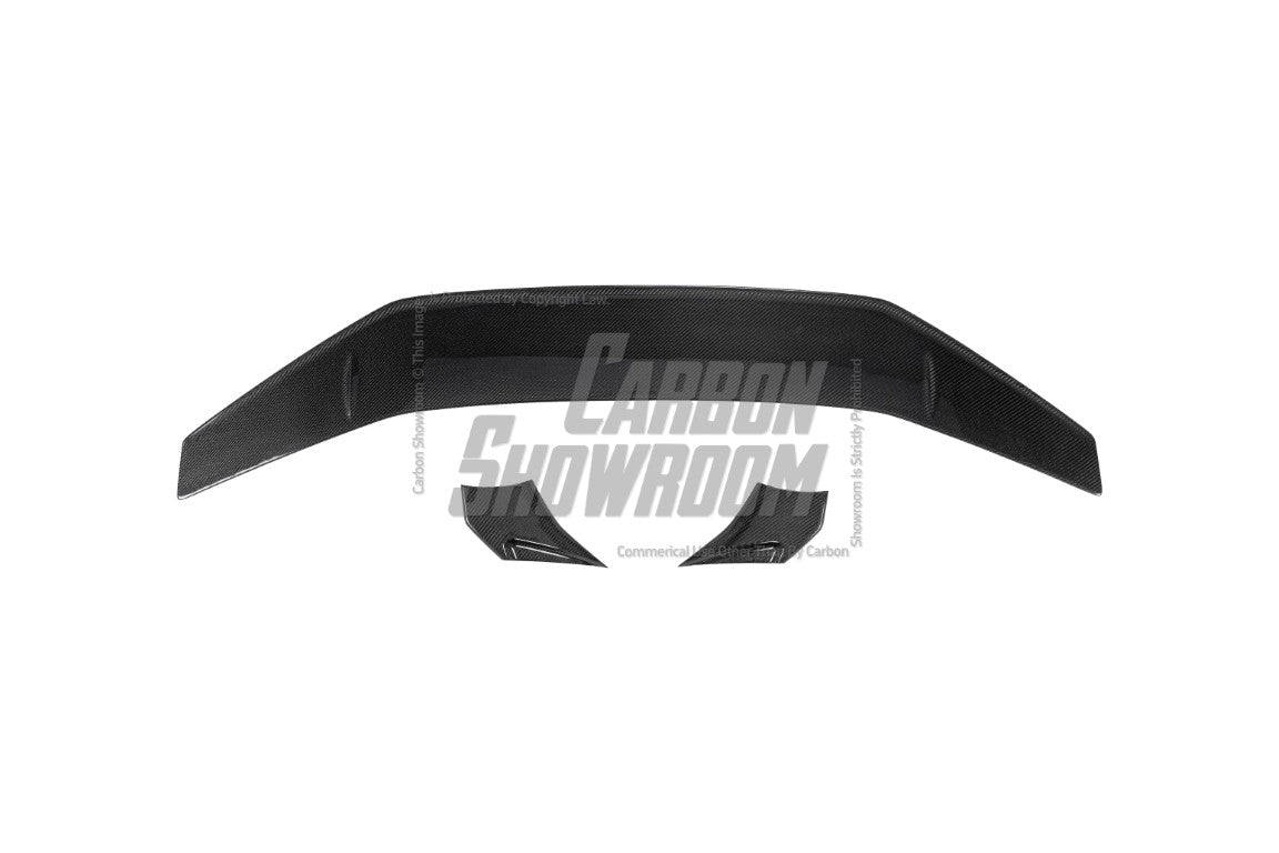 Lamborghini Huracan LP580 LP610 Evo RWD AWD Tecnica 2015 2016 2017 2018 2019 2020 2021 2022 2023 2024 with Aftermarket Parts - Rear Spoiler &amp; Wing Base Carbon Fiber / FRP from Aero Republic