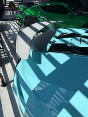 Lamborghini Huracan LP580 LP610 Evo RWD AWD Tecnica 2015 2016 2017 2018 2019 2020 2021 2022 2023 2024 with Aftermarket Parts - Rear Spoiler & Wing Base Carbon Fiber / FRP from Aero Republic