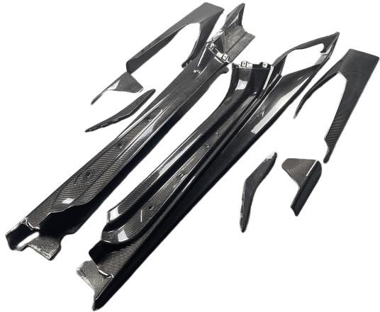 Lamborghini Huracan LP580 LP610 Evo RWD AWD Tecnica Performante 2015 2016 2017 2018 2019 2020 2021 2022 2023 2024 with Aftermarket Parts - Man Style Side Skirts Carbon Fiber from Aero Republic