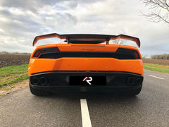 Lamborghini Huracan LP580 LP610 Evo RWD AWD Tecnica Performante 2015 2016 2017 2018 2019 2020 2021 2022 2023 2024 with Aftermarket Parts - Rear Wing Carbon Fiber from Aero Republic