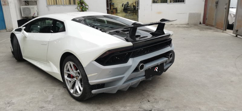 Lamborghini Huracan LP580 LP610 Evo RWD AWD Tecnica Performante STO 2015 2016 2017 2018 2019 2020 2021 2022 2023 2024 with Aftermarket Parts - Vor Style Side Skirts Pre-preg Carbon Fiber / FRP from Aero Republic