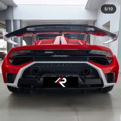 Lamborghini Huracan LP580 LP610 Evo RWD AWD Tecnica Performante STO Sterrato 2015 2016 2017 2018 2019 2020 2021 2022 2023 2024 with Aftermarket Parts - 1:1 STO OEM Style Rear Fenders & Rear Engine Trunk deck Lid & Rear Fenders Intake Pipe?Pre-preg Carbon Fiber / FRP from Aero Republic