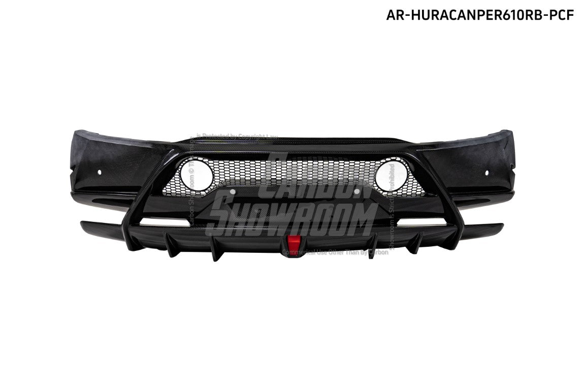 Aero Republic Performante Style Carbon Rear Bumper For Lamborghini Huracan LP580 LP610
