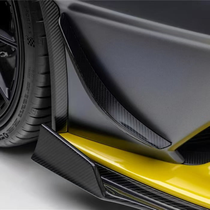 Lamborghini Huracan STO 2021 2022 2023 2024 with Aftermarket Parts - Vor Style Front Lip?Pre-preg Carbon Fiber / FRP from Aero Republic