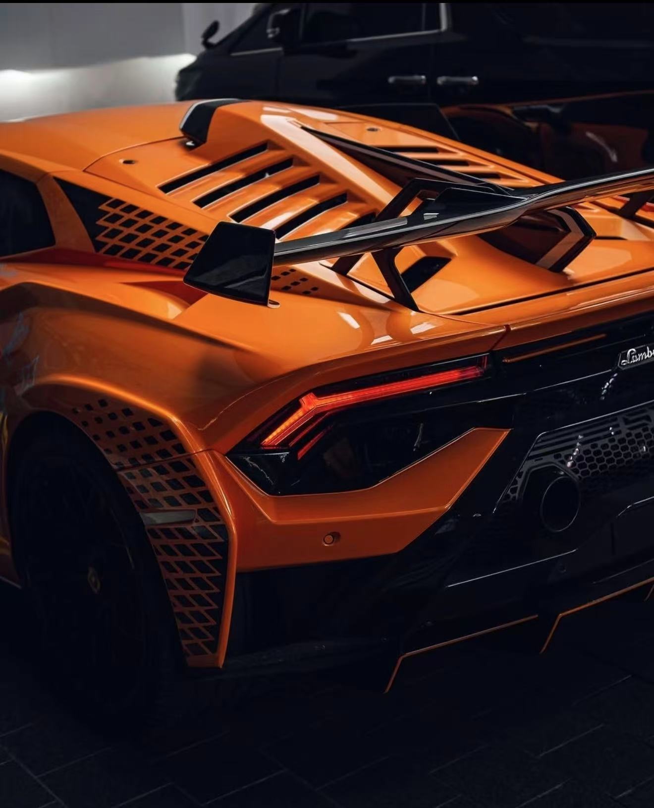 Lamborghini Huracan LP580 LP610 Evo RWD AWD Tecnica Performante STO Sterrato 2015 2016 2017 2018 2019 2020 2021 2022 2023 2024 with Aftermarket Parts - 1:1 STO OEM Style Rear Fenders & Rear Engine Trunk deck Lid & Rear Fenders Intake Pipe?Pre-preg Carbon Fiber / FRP from Aero Republic