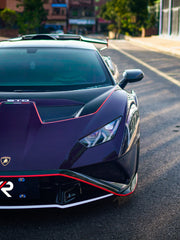 Lamborghini Huracan STO 2021 2022 2023 2024 with Aftermarket Parts - Vor Style Front Canards Pre-preg Carbon Fiber / FRP from Aero Republic