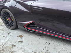 Aero Republic Vor Style Side Skirts for Lamborghini Huracan STO Carbon Fiber / FRP