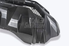 Lamborghini Huracan Tecnica Performante Evo 2015 2016 2017 2018 2019 2020 2021 2022 2023 2024 with Aftermarket Parts - Tecnica Style Rear Bumper & Diffuser Dry Pre-preg Carbon Fiber from Aero Republic