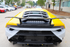 Lamborghini Huracan Tecnica Performante Evo LP610 LP580 2015 2016 2017 2018 2019 2020 2021 2022 2023 2024 with Aftermarket Parts - Man Style Rear Wing Dry Pre-preg Carbon Fiber from Aero Republic