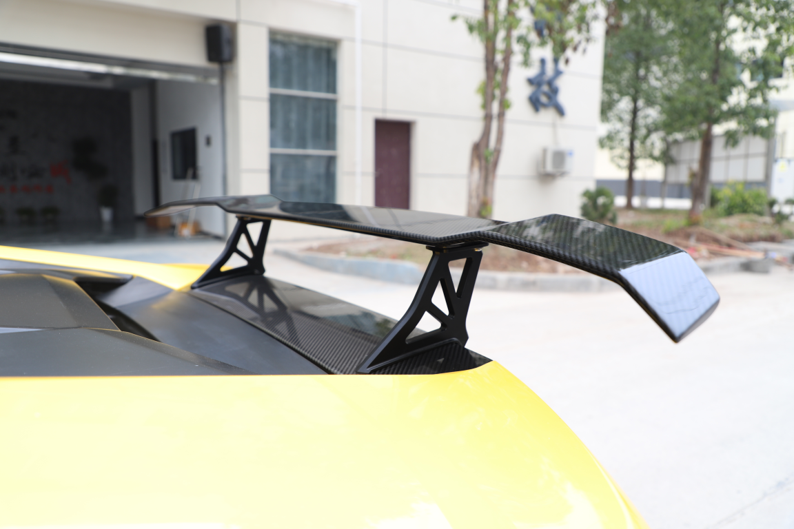 Lamborghini Huracan Tecnica Performante Evo LP610 LP580 2015 2016 2017 2018 2019 2020 2021 2022 2023 2024 with Aftermarket Parts - Man Style Rear Wing Dry Pre-preg Carbon Fiber from Aero Republic