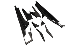Lamborghini Huracan Tecnica Performante Evo LP610 LP580 2015 2016 2017 2018 2019 2020 2021 2022 2023 2024 with Aftermarket Parts - Man Style Side Skirts Dry Pre-preg Carbon Fiber from Aero Republic