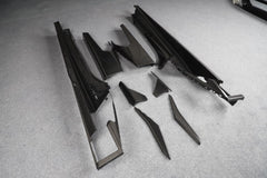 Lamborghini Huracan Tecnica Performante Evo LP610 LP580 2015 2016 2017 2018 2019 2020 2021 2022 2023 2024 with Aftermarket Parts - Man Style Side Skirts Dry Pre-preg Carbon Fiber from Aero Republic