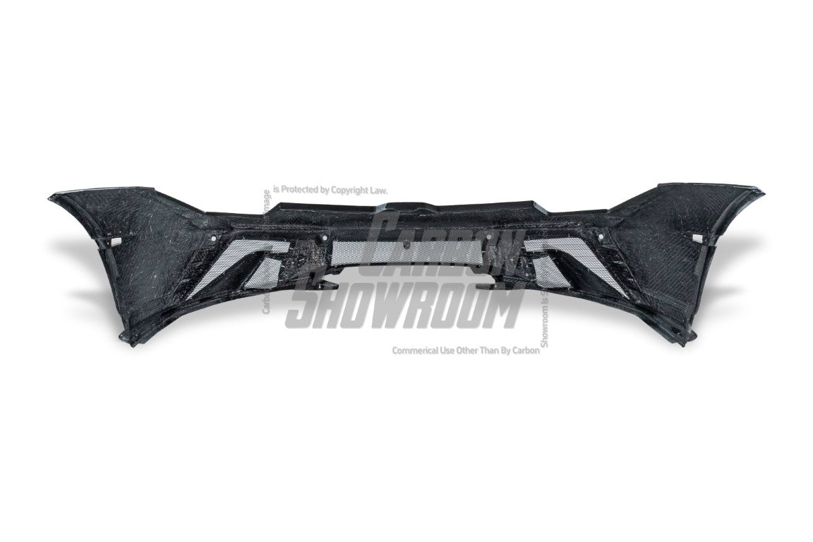 Lamborghini Huracan Tecnica Performante Evo LP610 LP580 2015 2016 2017 2018 2019 2020 2021 2022 2023 2024 with Aftermarket Parts - Tecnica Style Front Bumper Dry Pre-preg Carbon Fiber from Aero Republic