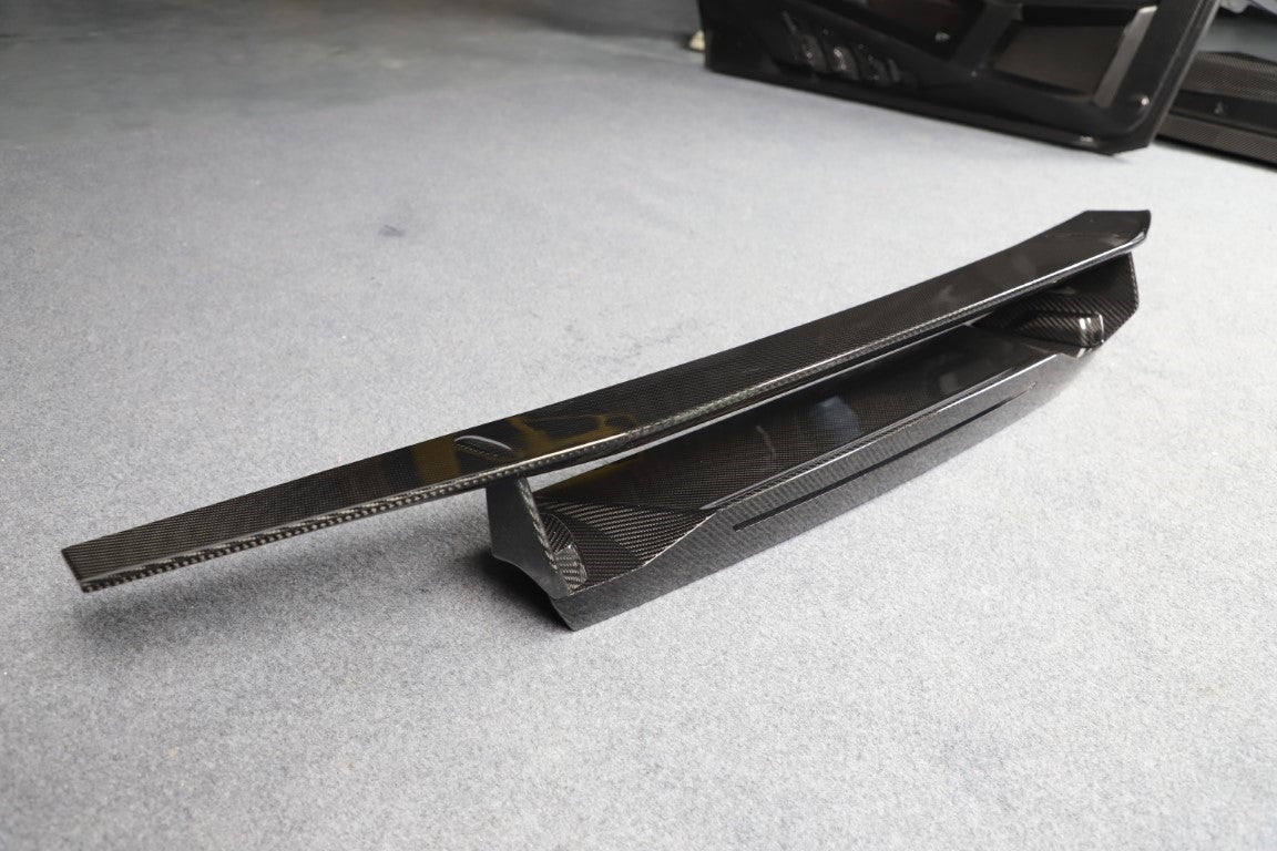 Lamborghini Huracan Tecnica Performante Evo LP610 LP580 2015 2016 2017 2018 2019 2020 2021 2022 2023 2024 with Aftermarket Parts - Tecnica Style Rear Wing Dry Pre-preg Carbon Fiber from Aero Republic