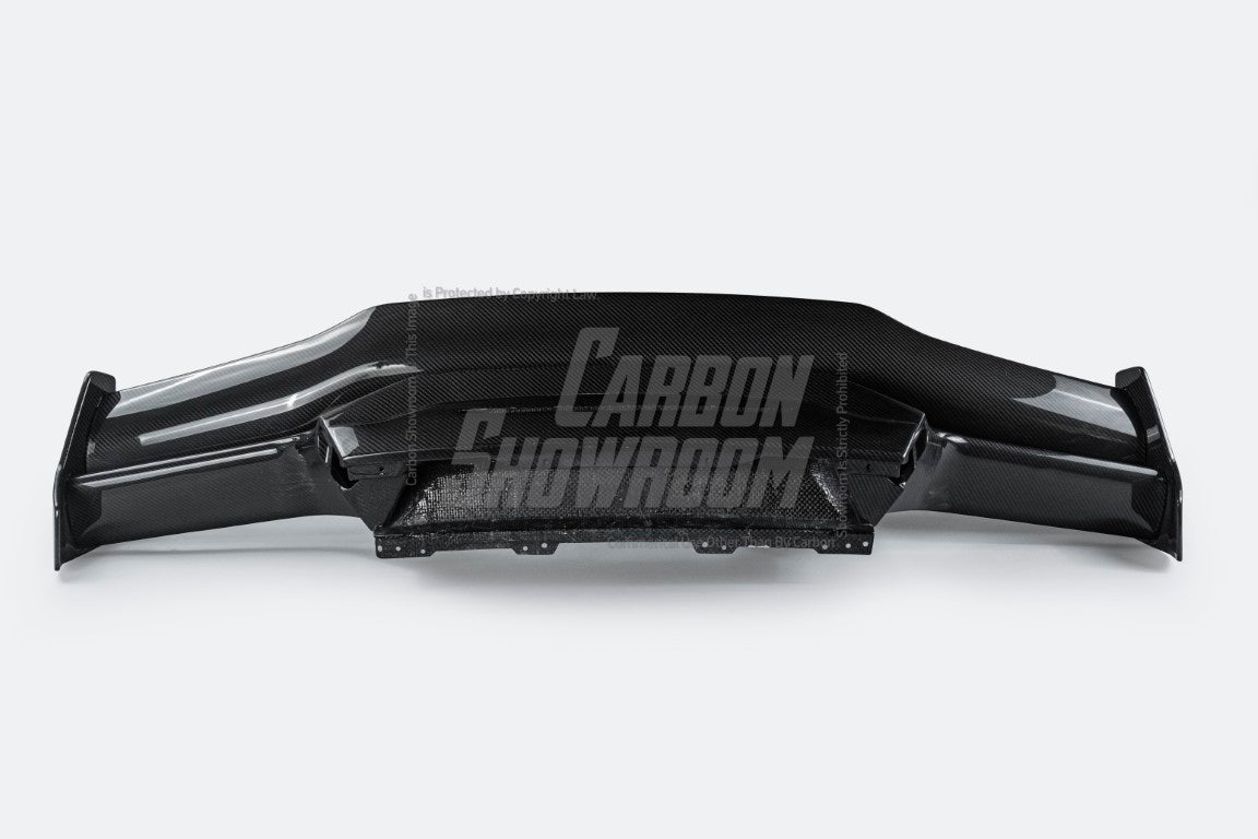 Lamborghini Huracan Tecnica Performante Evo LP610 LP580 2015 2016 2017 2018 2019 2020 2021 2022 2023 2024 with Aftermarket Parts - Vor V2 Style Rear Wing Dry Pre-preg Carbon Fiber from Aero Republic