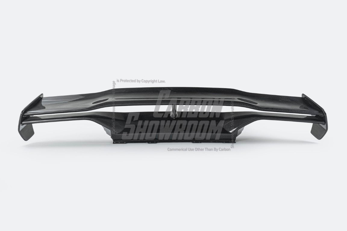 Lamborghini Huracan Tecnica Performante Evo LP610 LP580 2015 2016 2017 2018 2019 2020 2021 2022 2023 2024 with Aftermarket Parts - Vor V2 Style Rear Wing Dry Pre-preg Carbon Fiber from Aero Republic