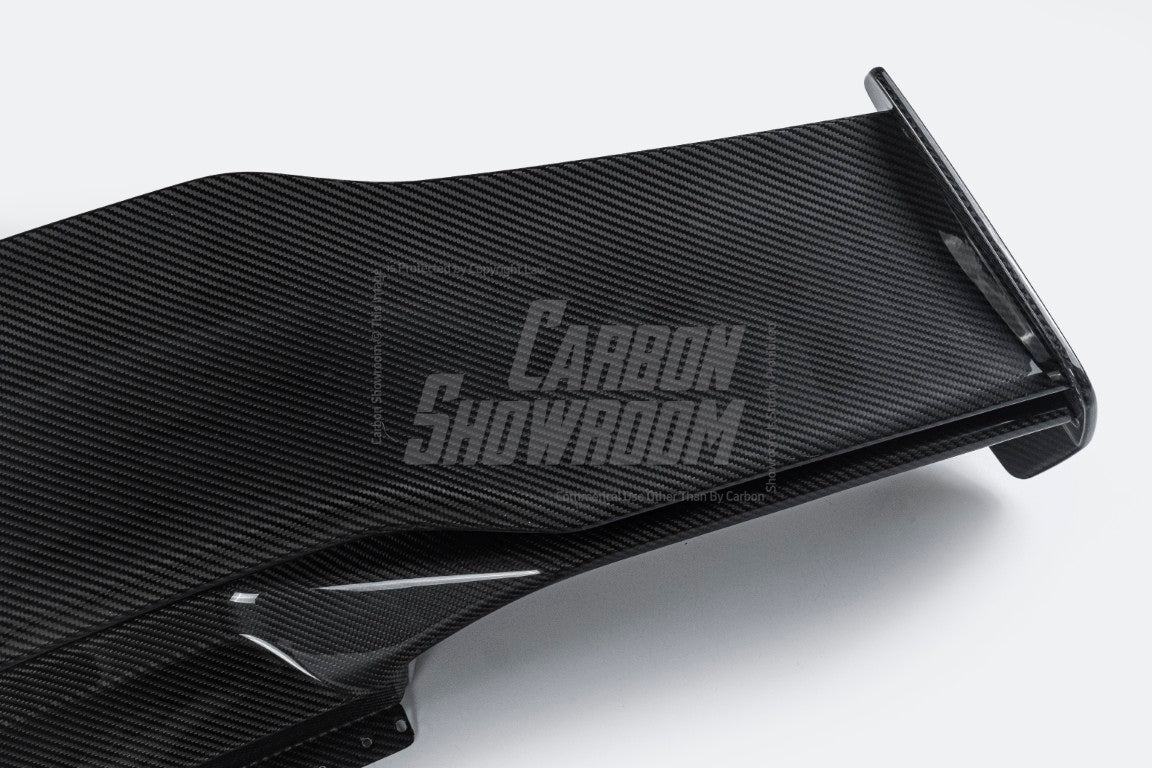 Lamborghini Huracan Tecnica Performante Evo LP610 LP580 2015 2016 2017 2018 2019 2020 2021 2022 2023 2024 with Aftermarket Parts - Vor V2 Style Rear Wing Dry Pre-preg Carbon Fiber from Aero Republic