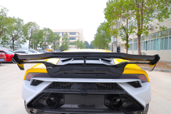 Lamborghini Huracan Tecnica Performante Evo LP610 LP580 2015 2016 2017 2018 2019 2020 2021 2022 2023 2024 with Aftermarket Parts - Vor V2 Style Rear Wing Dry Pre-preg Carbon Fiber from Aero Republic
