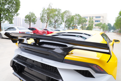 Aero Republic Vor V2 Style Rear Wing for Lamborghini Huracan Tecnica Performante Evo LP610 LP580 2015-2024 Carbon Fiber