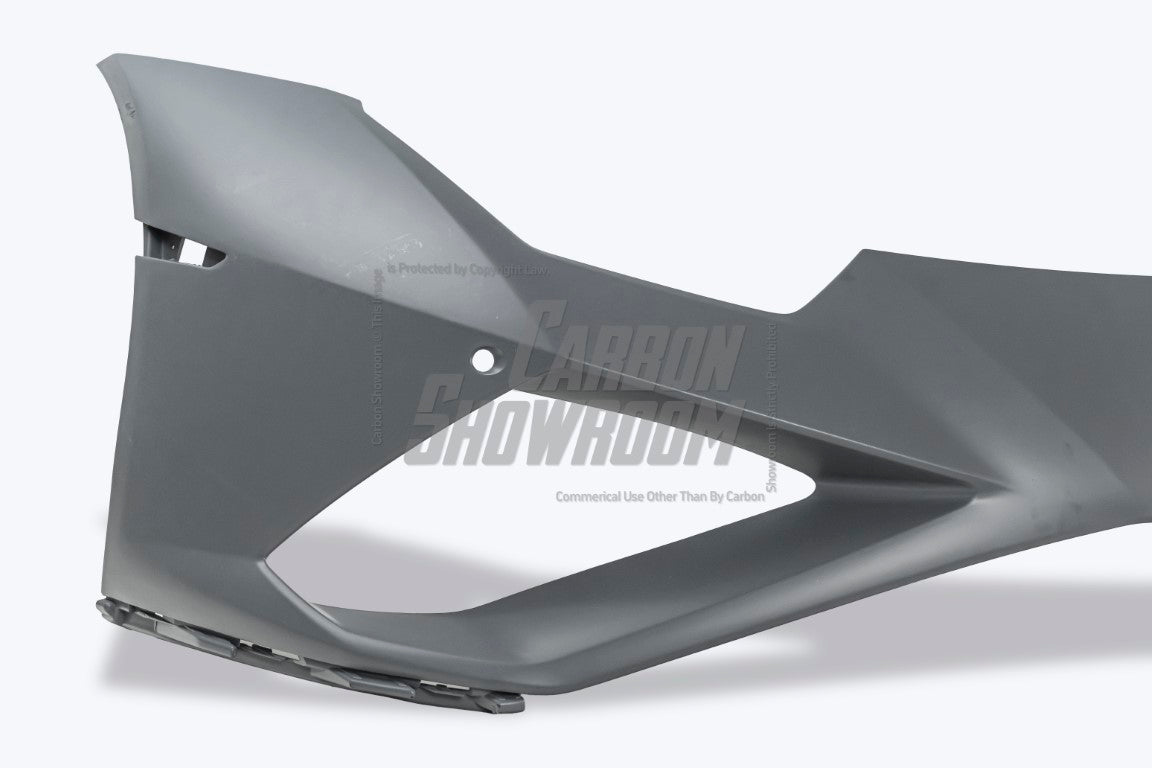 Lamborghini Huracan Tecnica Performante Evo LP610 LP580 2015 2016 2017 2018 2019 2020 2021 2022 2023 2024 with Aftermarket Parts - Evo Style Front Bumper Dry Pre-preg Carbon Fiber from Aero Republic