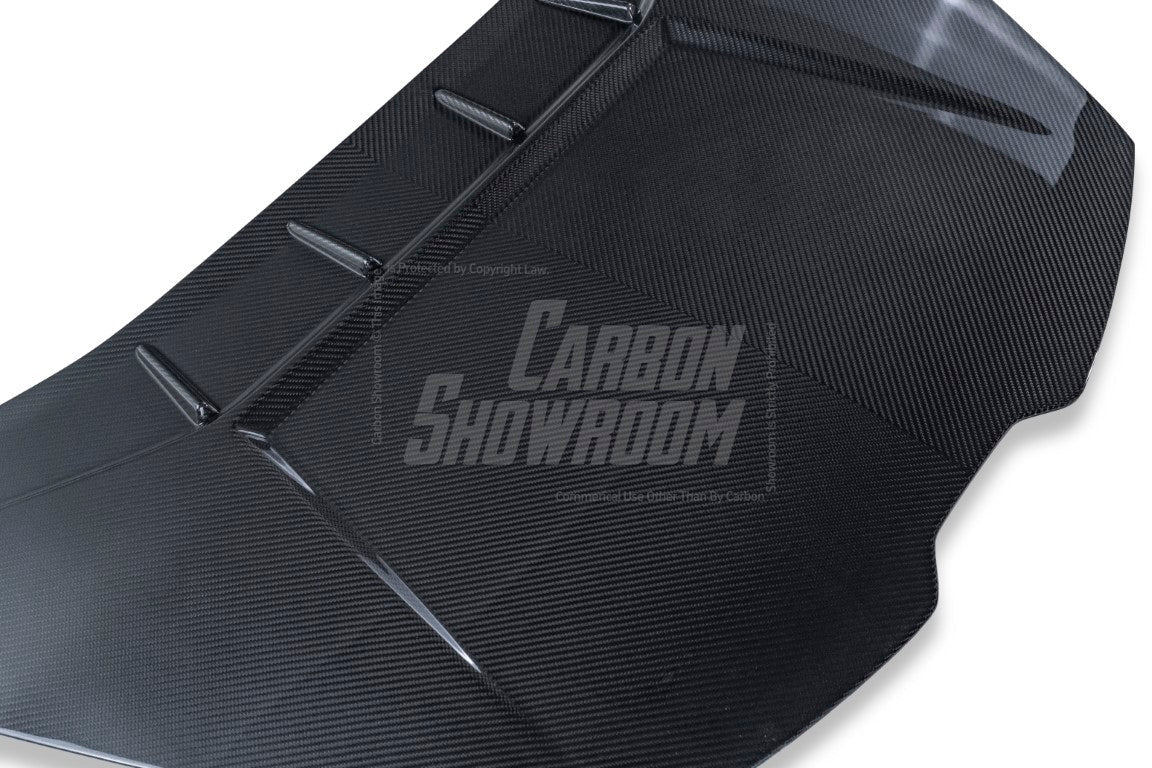 Lamborghini Huracan Tecnica Performante Evo LP610 LP580 2015 2016 2017 2018 2019 2020 2021 2022 2023 2024 with Aftermarket Parts - Tecnica Style Hood Dry Pre-preg Carbon Fiber from Aero Republic