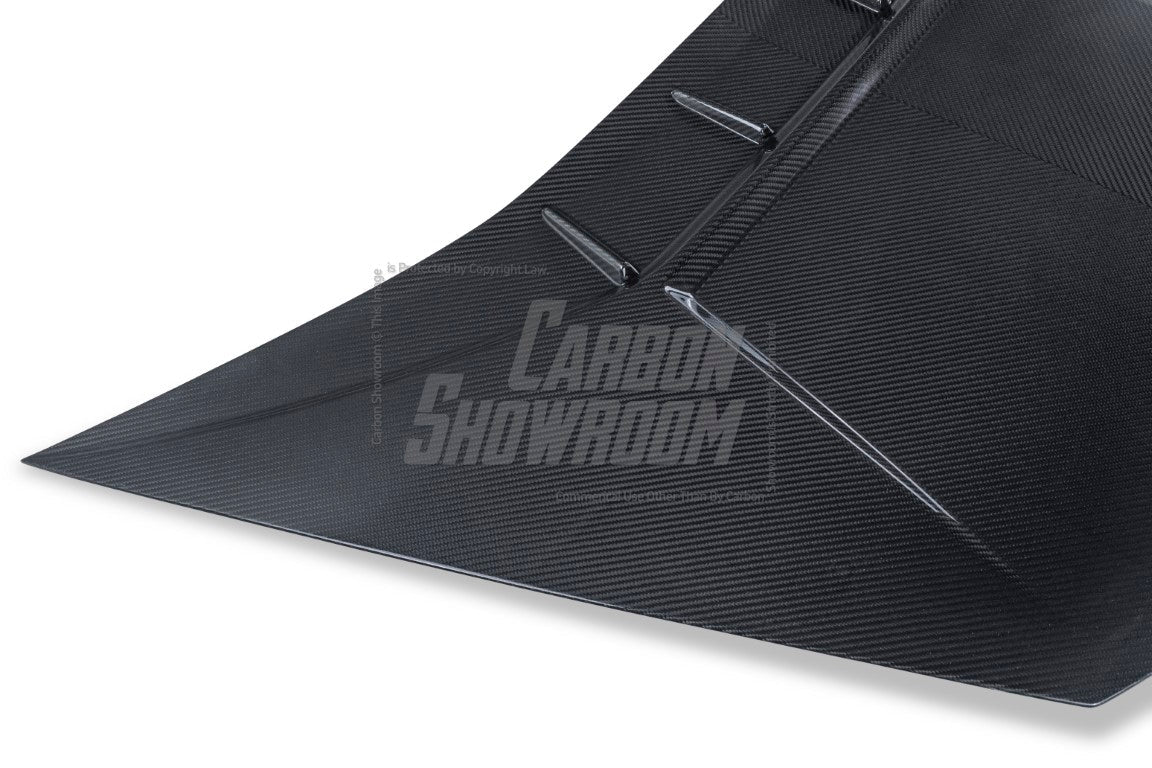 Lamborghini Huracan Tecnica Performante Evo LP610 LP580 2015 2016 2017 2018 2019 2020 2021 2022 2023 2024 with Aftermarket Parts - Tecnica Style Hood Dry Pre-preg Carbon Fiber from Aero Republic