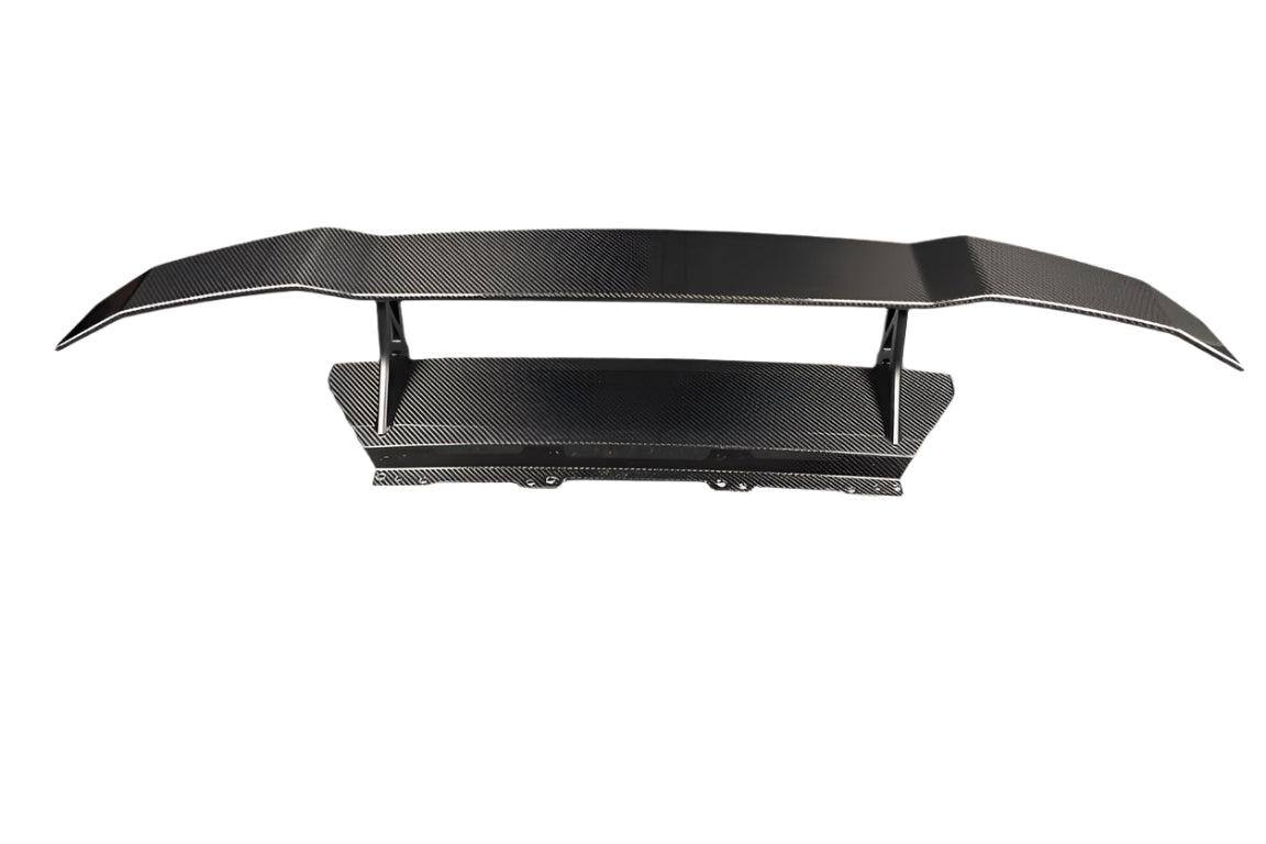 Lamborghini Huracan Tecnica Performante Evo LP610 LP580 2015 2016 2017 2018 2019 2020 2021 2022 2023 2024 with Aftermarket Parts - Vor V1 Style Rear Wing Dry Pre-preg Carbon Fiber from Aero Republic