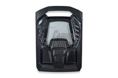 Lamborghini Huracan Tecnica Performante Evo LP610 LP580 2015 2016 2017 2018 2019 2020 2021 2022 2023 2024 with Aftermarket Parts - Tecnica Style Engine Hatch Dry Pre-preg Carbon Fiber from Aero Republic