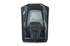 Lamborghini Huracan Tecnica Performante Evo LP610 LP580 2015 2016 2017 2018 2019 2020 2021 2022 2023 2024 with Aftermarket Parts - Tecnica Style Engine Hatch Dry Pre-preg Carbon Fiber from Aero Republic