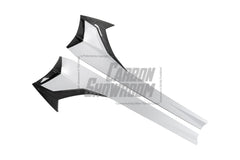 Aero Republic Lamborghini LP700 Upgrade SVJ Carbon Fiber Side Skirts - Performance SpeedShop