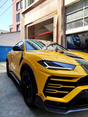 Lamborghini Urus Base 2019 2020 2021 2022 with Aftermarket Parts - M Style Front Lip Pre-preg Carbon Fiber / FRP from Aero Republic