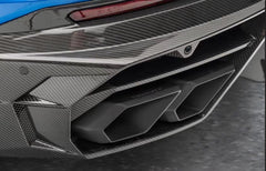 Lamborghini Urus Base S Performante 2019 2020 2021 2022 2023 2024 with Aftermarket Parts - M Style Rear Diffuser & Tips Pre-preg Carbon Fiber / FRP from Aero Republic