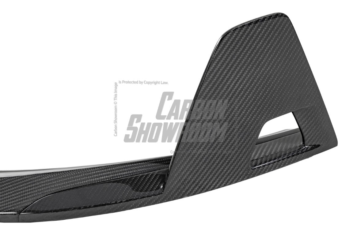 Lamborghini Urus 2019 2020 2021 2022 with Aftermarket Parts - M Style Front Lip & Bumper Carbon Fiber / FRP from Aero Republic
