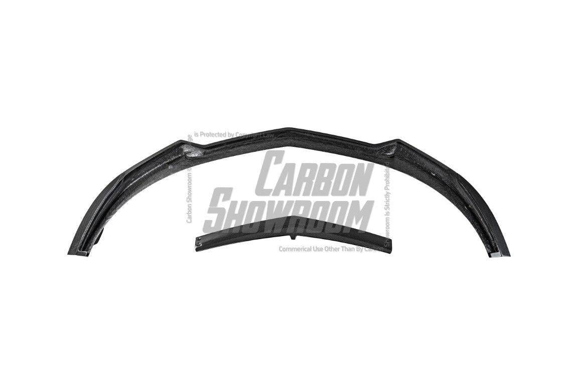 Lamborghini Urus 2019 2020 2021 2022 with Aftermarket Parts - M Style Front Lip & Bumper Carbon Fiber / FRP from Aero Republic