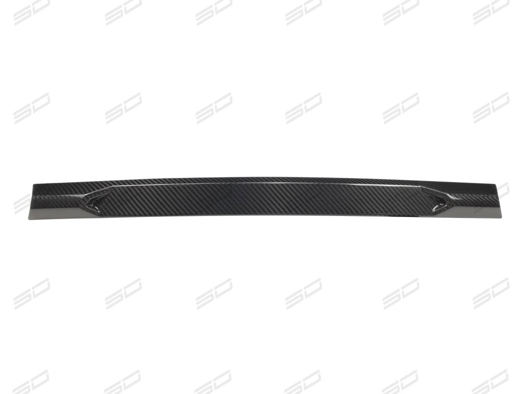 Lamborghini Urus 2019 2020 2021 2022 2023 2024 with Aftermarket Parts - M Style Rear Trunk Lid Trim Pre-preg Carbon Fiber from Aero Republic