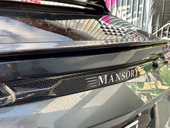 Lamborghini Urus 2019 2020 2021 2022 2023 2024 with Aftermarket Parts - M Style Rear Trunk Lid Trim Pre-preg Carbon Fiber from Aero Republic