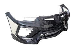 Lamborghini Urus 2019 2020 2021 2022 with Aftermarket Parts - M Style Front Lip & Bumper Carbon Fiber / FRP from Aero Republic